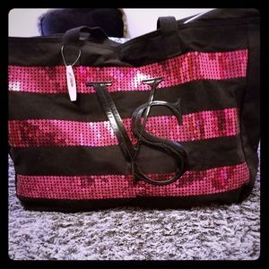 NWT VS sequin tote